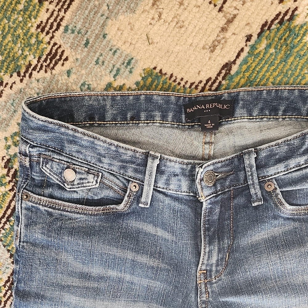 Banana Republic Women's Cropped Blue Jeans